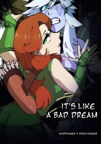 it x27 s like a bad dream windranger x drow ranger comic by riko cover