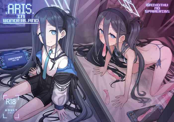 adult aris in wonderland blue archive hentai lesbian cover